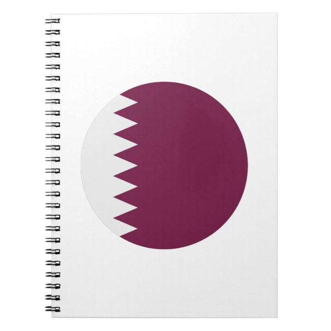 Cuaderno Bandera de Qatar (Frente)