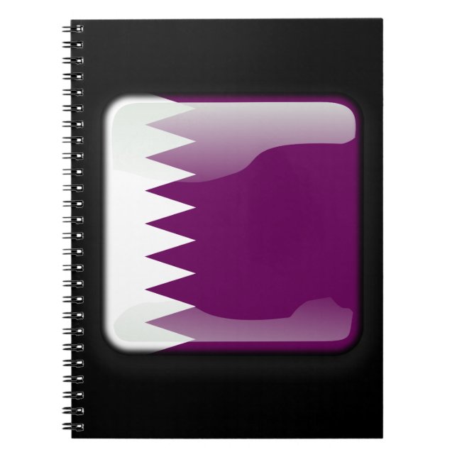 Cuaderno Bandera de Qatar (Frente)
