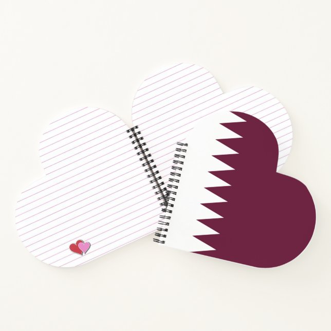 Cuaderno Bandera de Qatar (Interior)
