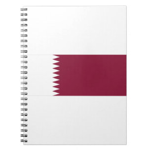 Cuaderno Bandera de Qatar