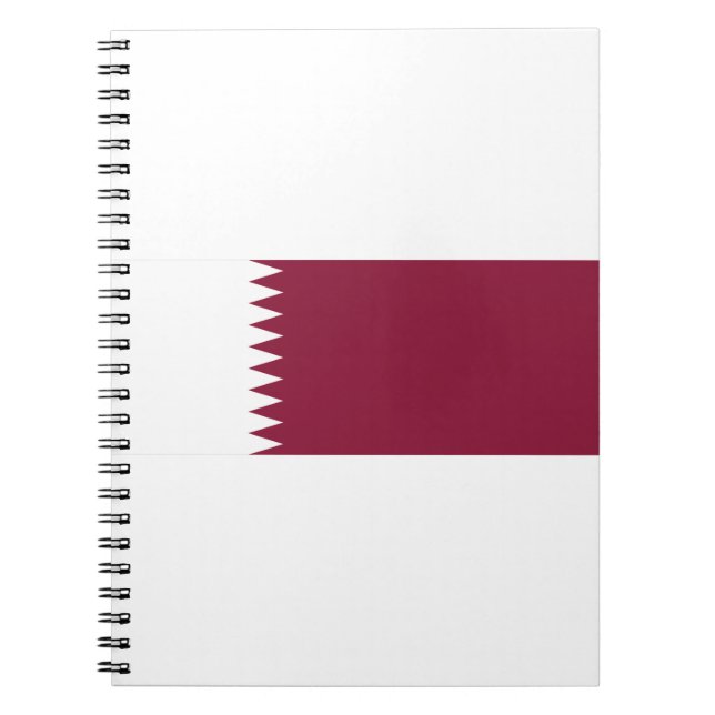 Cuaderno Bandera de Qatar (Frente)