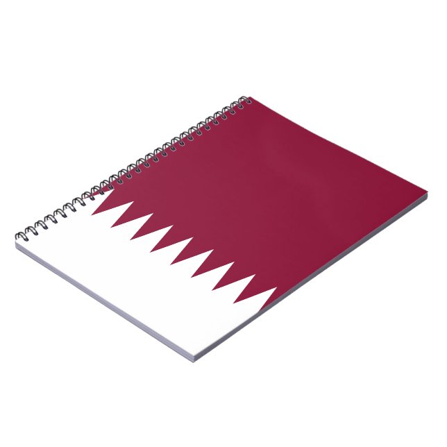 Cuaderno Bandera de Qatar (Lado Izquierdo)