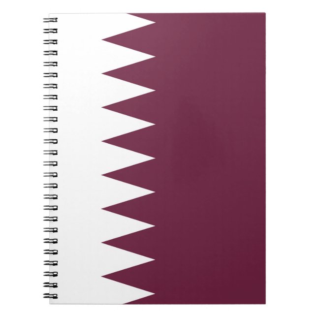 Cuaderno Bandera de Qatar (Frente)