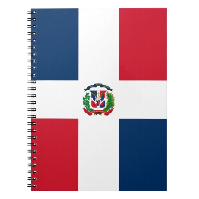 Cuaderno Bandera de República Dominicana (Frente)