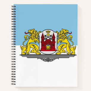 Cuaderno Bandera de Riga, Letonia Notebook