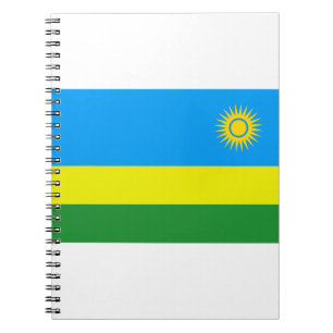 Cuaderno bandera de ruanda