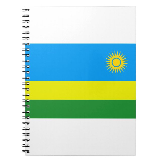 Cuaderno bandera de ruanda (Frente)