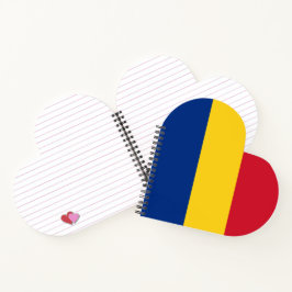 Cuaderno Bandera de Rumania