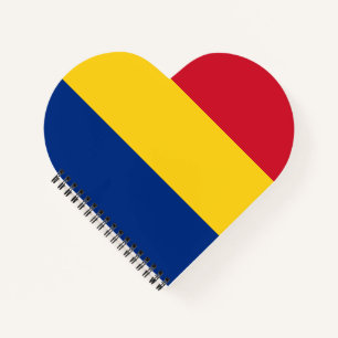 Cuaderno Bandera de Rumania