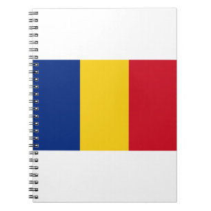 Cuaderno Bandera de Rumania