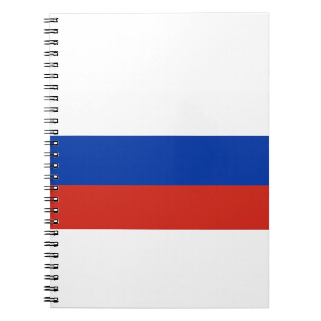 Cuaderno Bandera de Rusia (Frente)