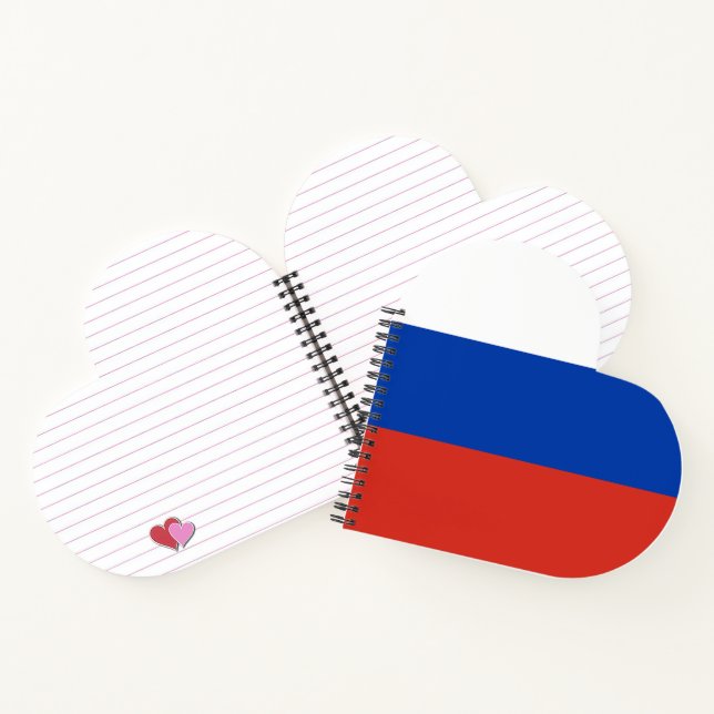 Cuaderno Bandera de Rusia (Interior)
