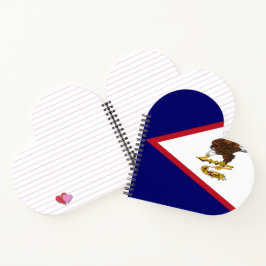 Cuaderno Bandera de Samoa Americana