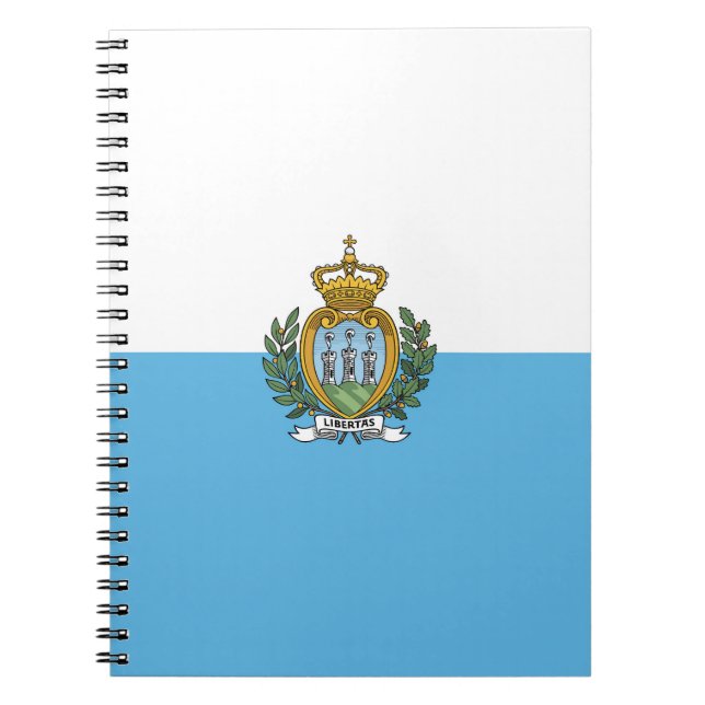 Cuaderno Bandera de San Marino (Frente)