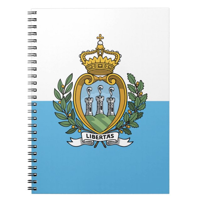 Cuaderno Bandera de San Marino (Frente)