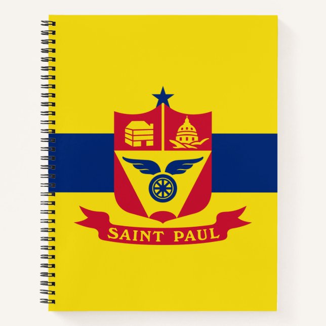 Cuaderno Bandera de San Pablo (Minnesota) (Anverso)