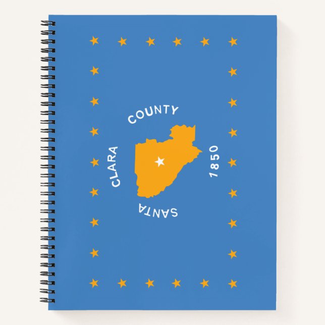 Cuaderno Bandera de Santa Clara (condado de Estados Unidos, (Anverso)