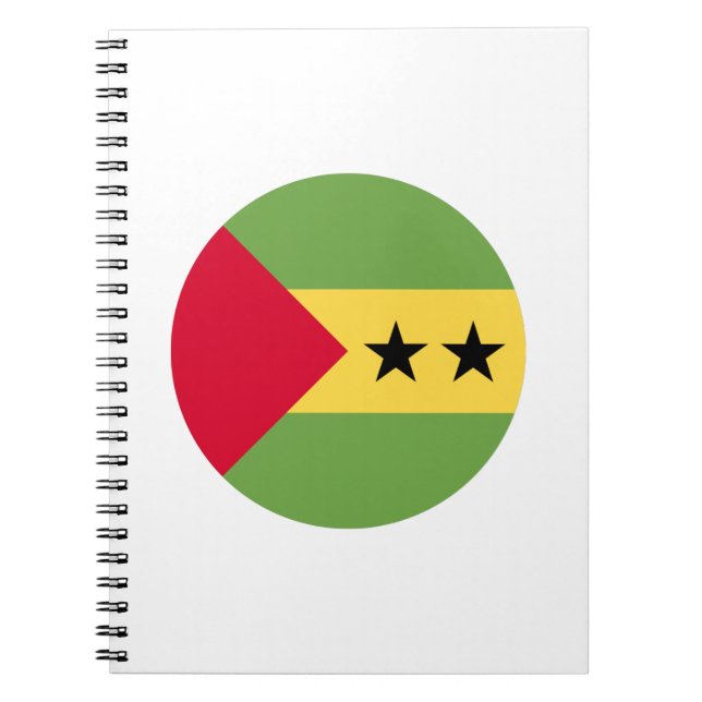 Cuaderno Bandera de Santo Tomé y Príncipe (Frente)