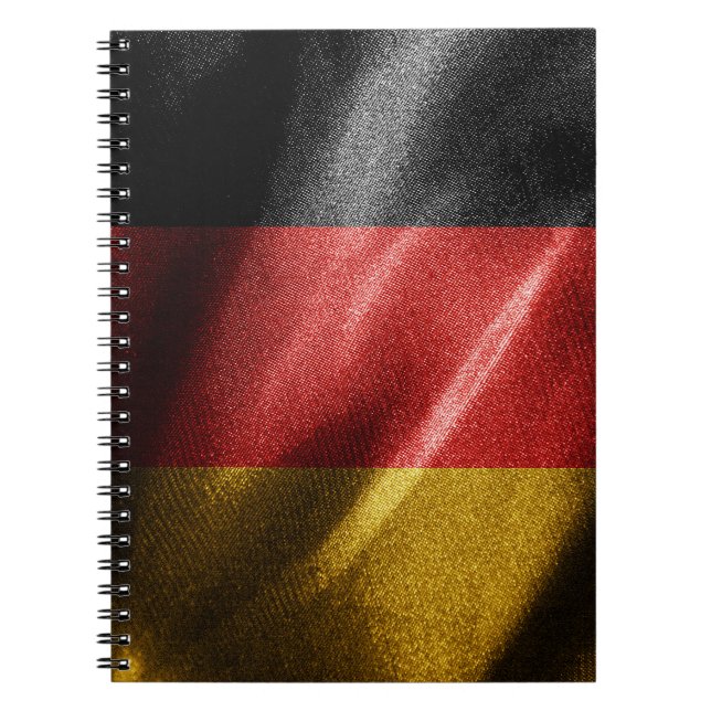 Cuaderno Bandera de seda de Alemania (Frente)