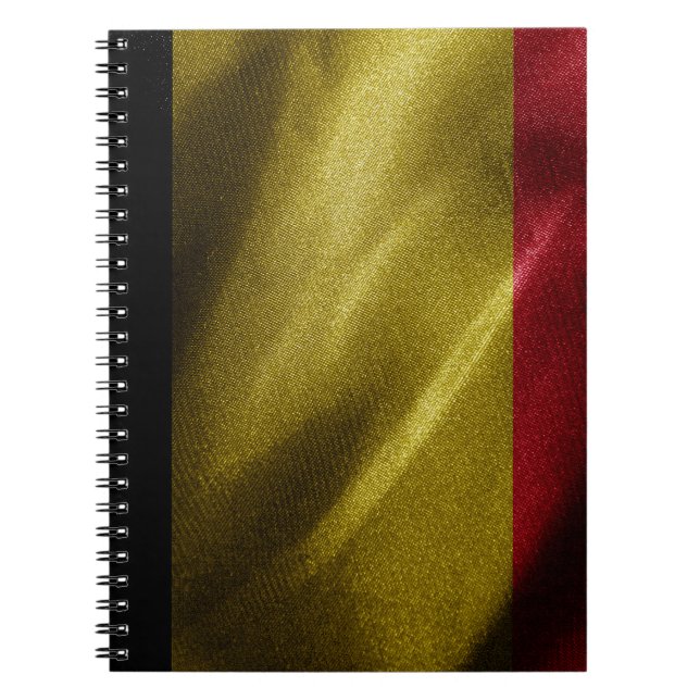 Cuaderno Bandera de seda de Bélgica (Frente)