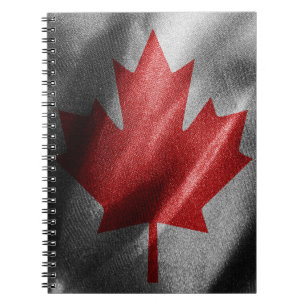 Cuaderno Bandera de seda de Canadá