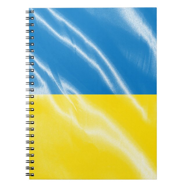 Cuaderno Bandera de seda de Ucrania (Frente)