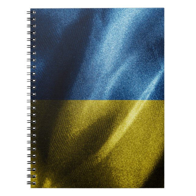 Cuaderno Bandera de seda de Ucrania (Frente)
