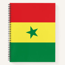 Cuaderno Bandera de Senegal