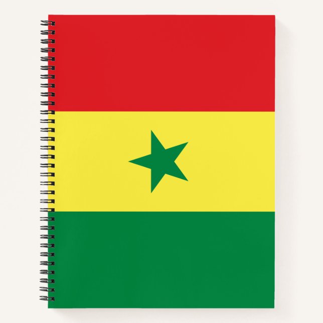 Cuaderno Bandera de Senegal (Anverso)