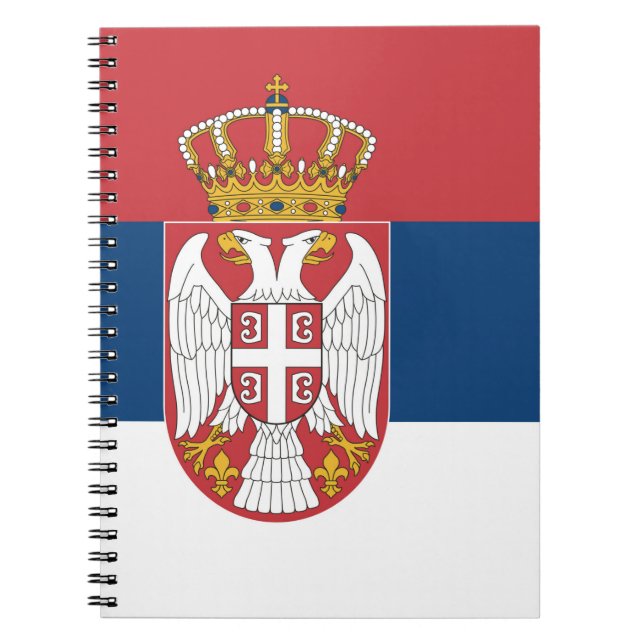 Cuaderno Bandera de Serbia (Frente)