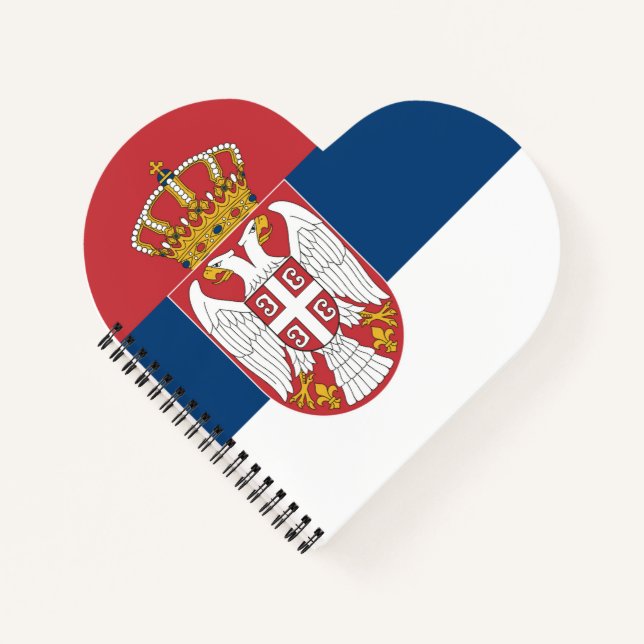 Cuaderno Bandera de Serbia (Anverso)