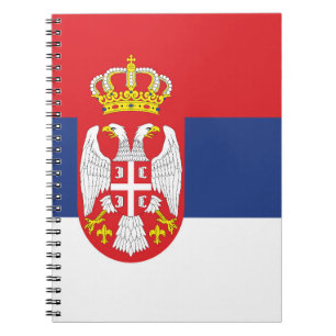 Cuaderno Bandera de Serbia