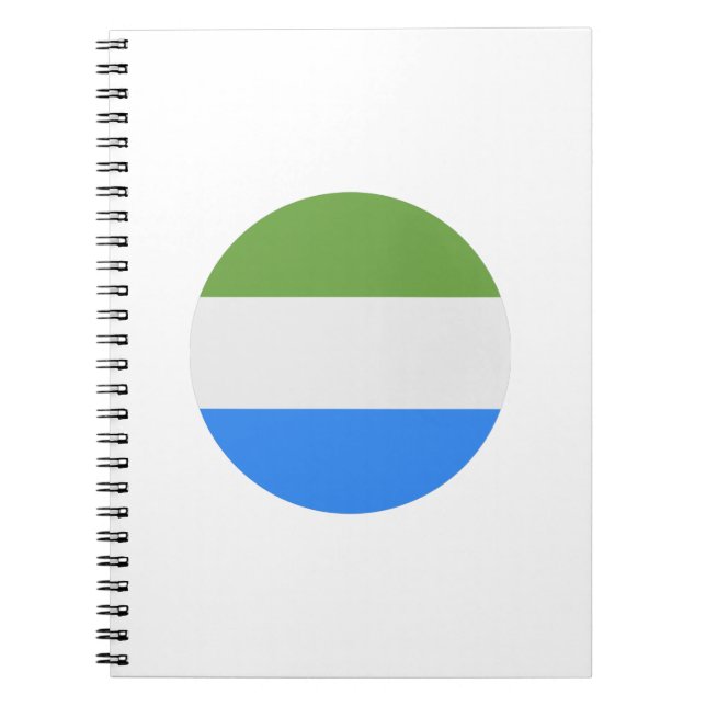 Cuaderno Bandera de Sierra Leona (Frente)