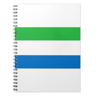 Cuaderno Bandera de Sierra Leona