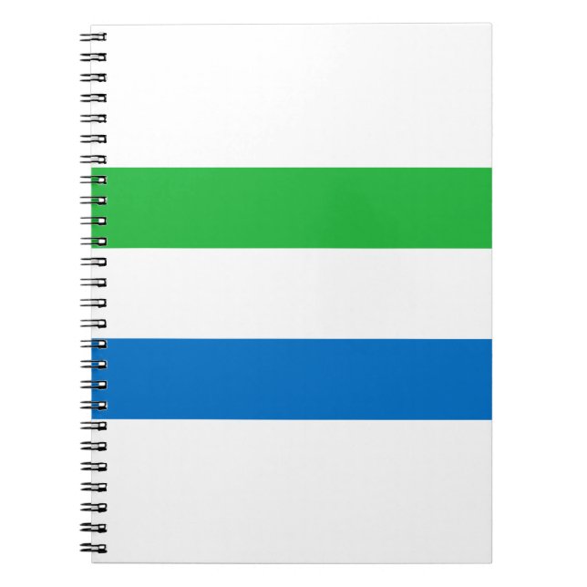 Cuaderno Bandera de Sierra Leona (Frente)