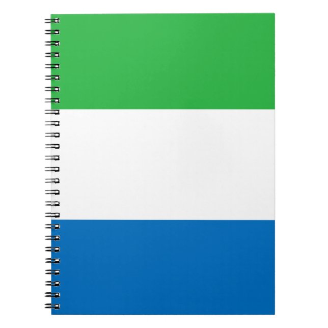 Cuaderno Bandera de Sierra Leona (Frente)