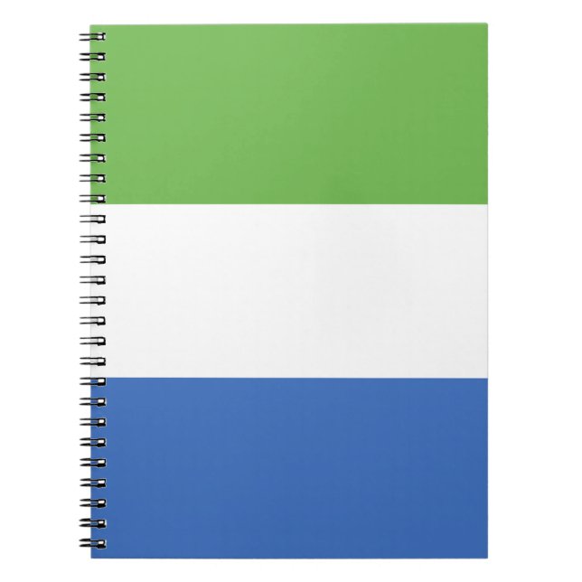 Cuaderno Bandera de Sierra Leona (Frente)
