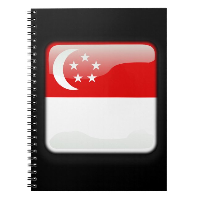 Cuaderno Bandera de Singapur (Frente)