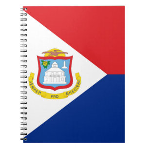 Cuaderno Bandera de Sint Maarten