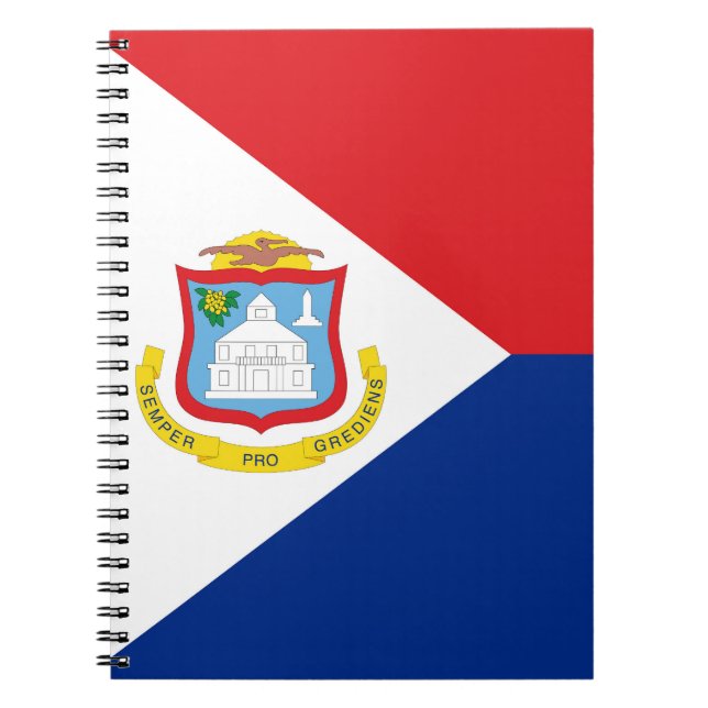 Cuaderno Bandera de Sint Maarten (Frente)