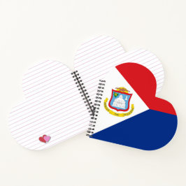 Cuaderno Bandera de Sint Maarten