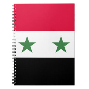 Cuaderno Bandera de Siria