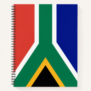 Cuaderno Bandera de Sudáfrica