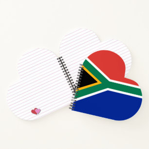 Cuaderno Bandera de Sudáfrica