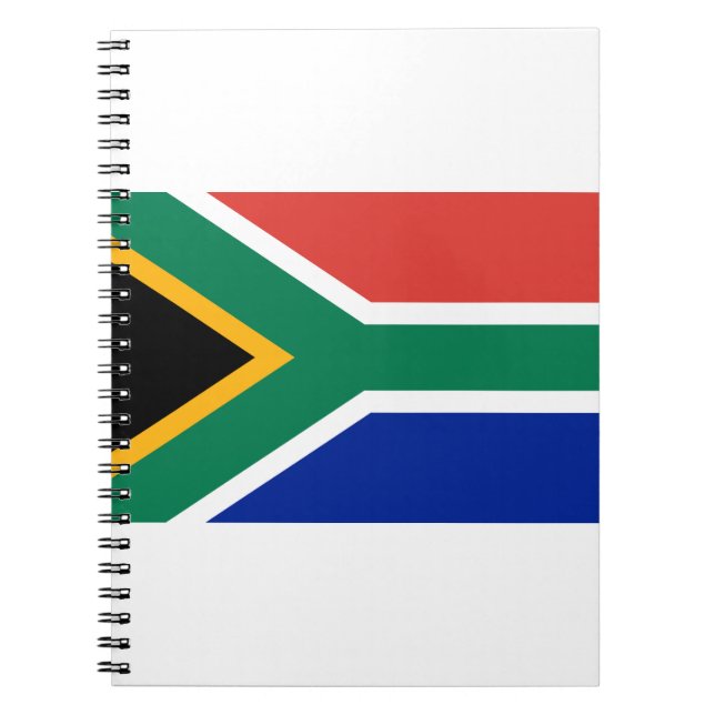 Cuaderno Bandera de Sudáfrica (Frente)