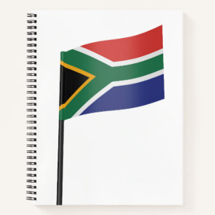 Cuaderno Bandera de Sudáfrica