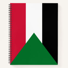 Cuaderno Bandera de Sudán
