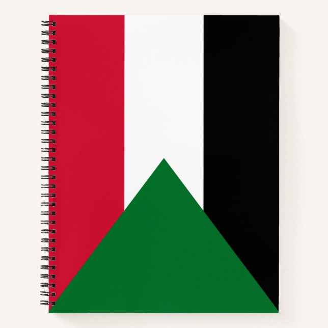 Cuaderno Bandera de Sudán (Anverso)