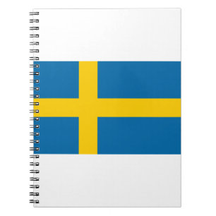 Cuaderno Bandera de Suecia