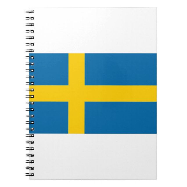 Cuaderno Bandera de Suecia (Frente)